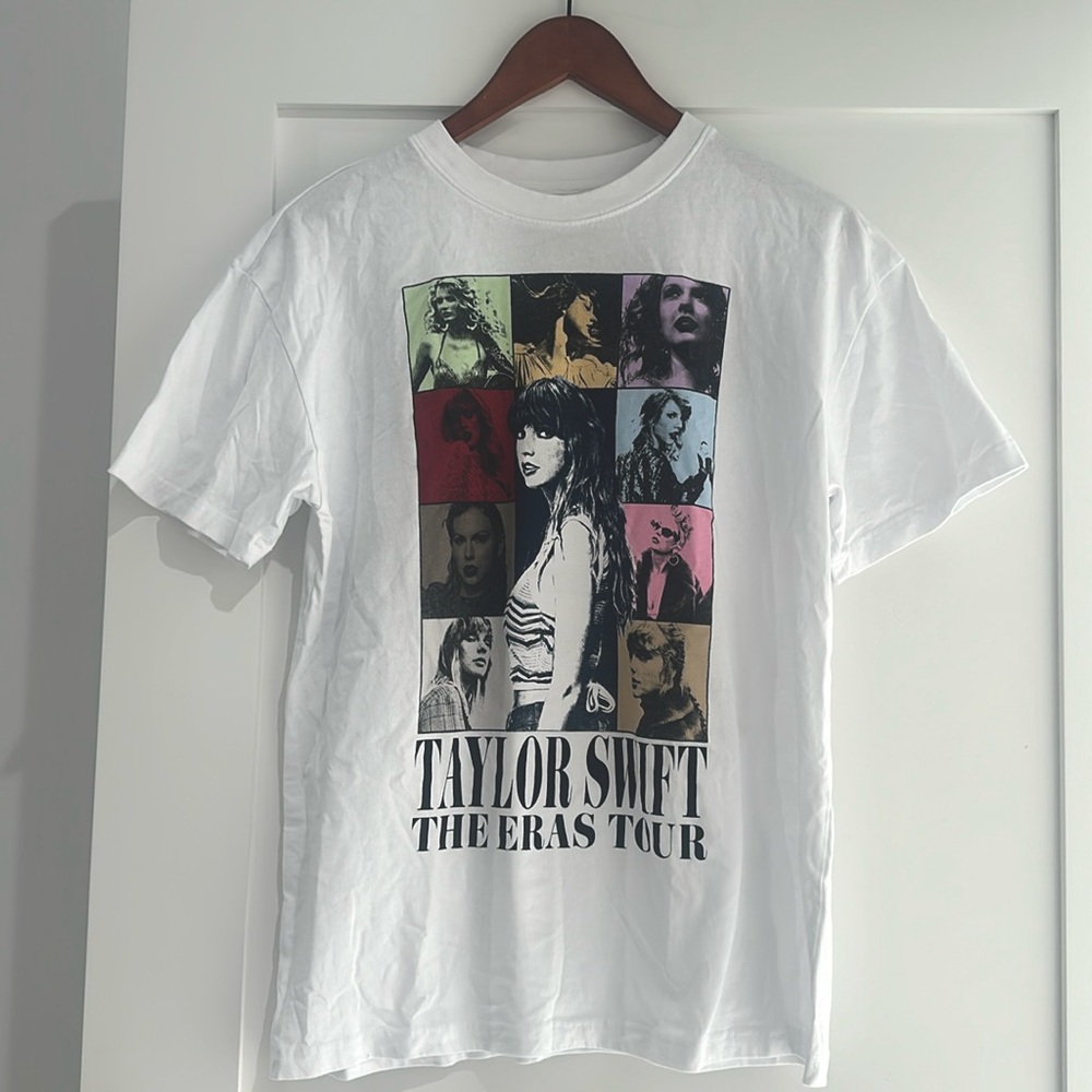TAYLOR SWIFT | THE ERAS TOUR US 2023 DATES WHITE T-SHIRT